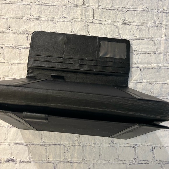 FRANKLIN COVEY BLACK VEGAN NOTEBOOK PAD/FOLIO ORGANIZER - Picture 4 of 7